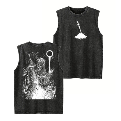 Dark Soul v2 Unisex Washed Tank Top