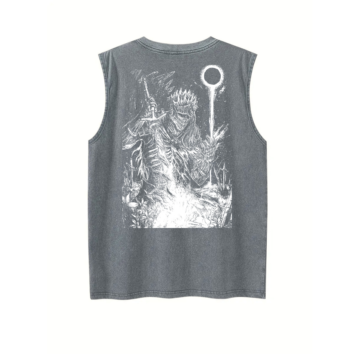 Dark Soul v2 Unisex Washed Tank Top