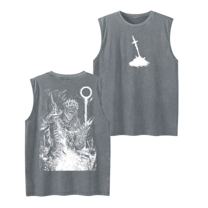 Dark Soul v2 Unisex Washed Tank Top