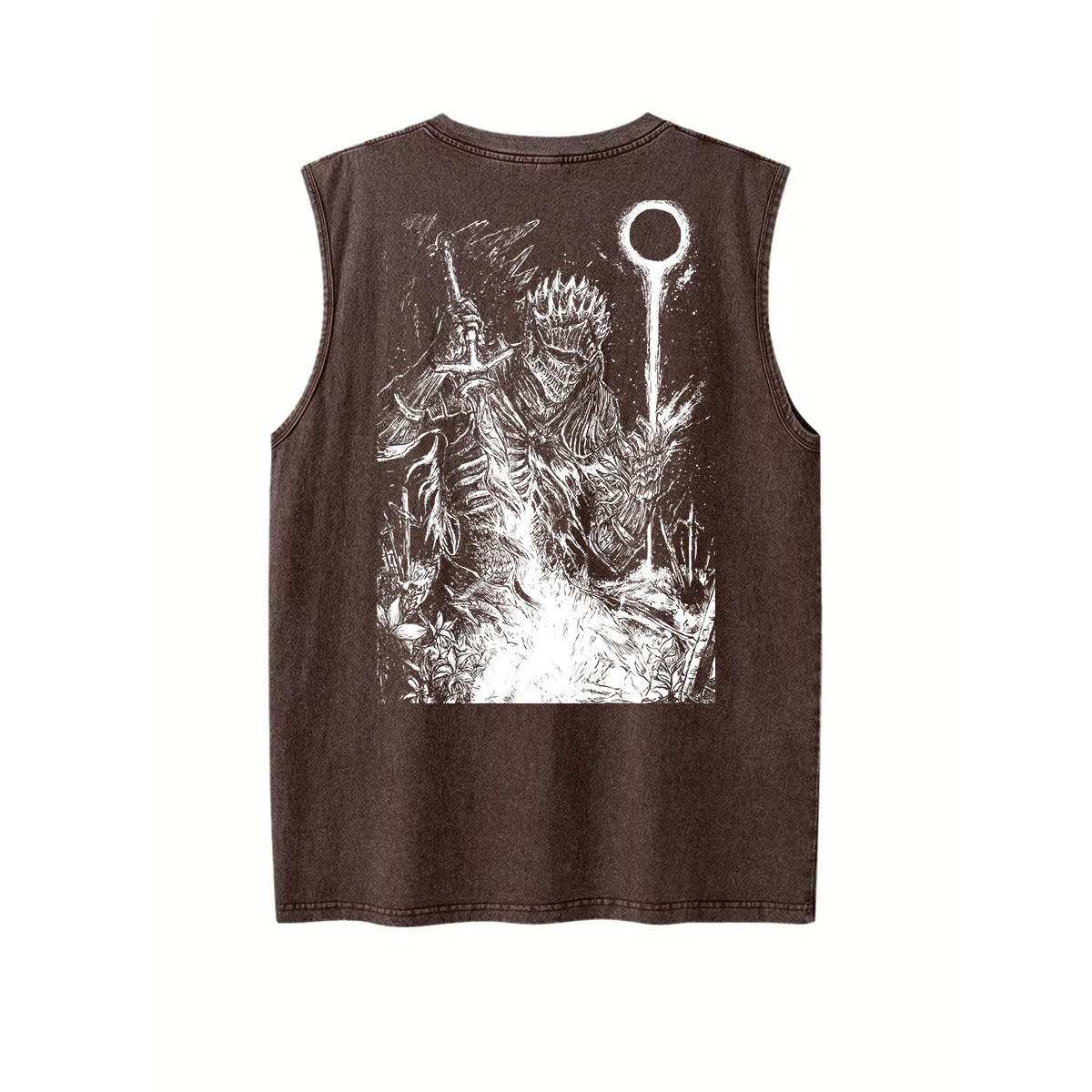 Dark Soul v2 Unisex Washed Tank Top