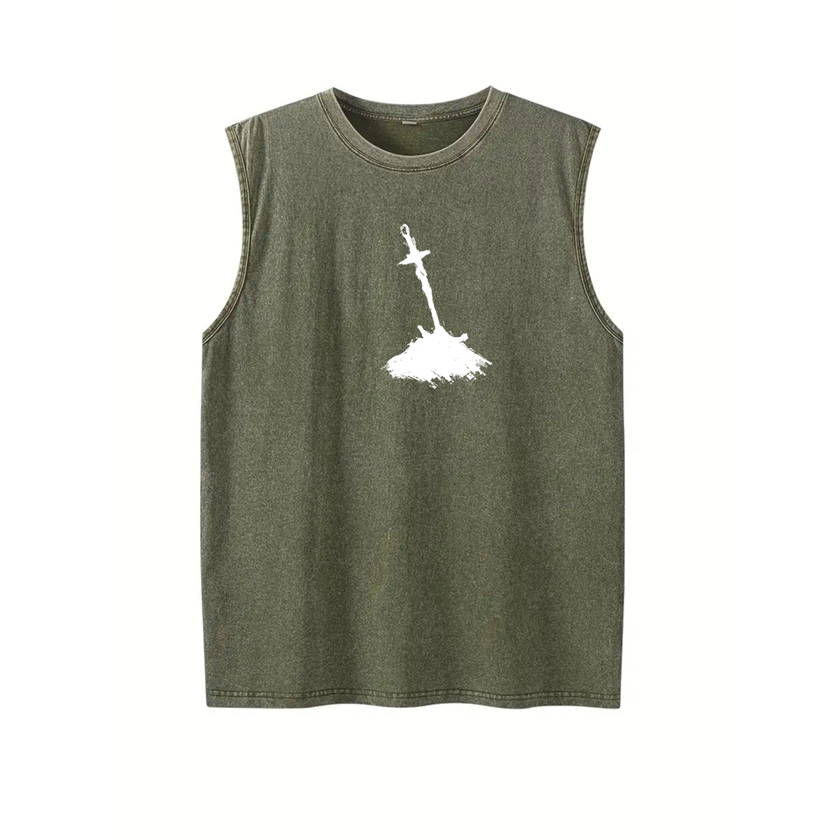 Dark Soul v2 Unisex Washed Tank Top