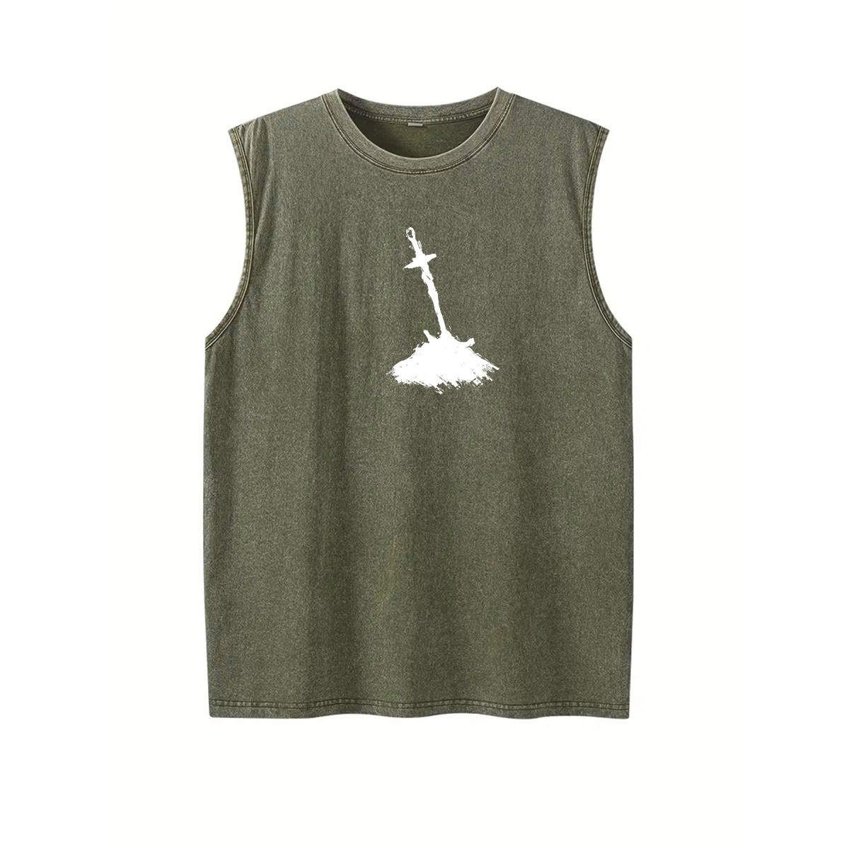 Dark Soul v2 Unisex Washed Tank Top