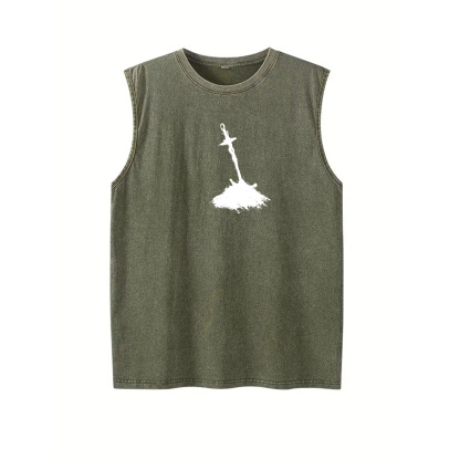 Dark Soul v2 Unisex Washed Tank Top