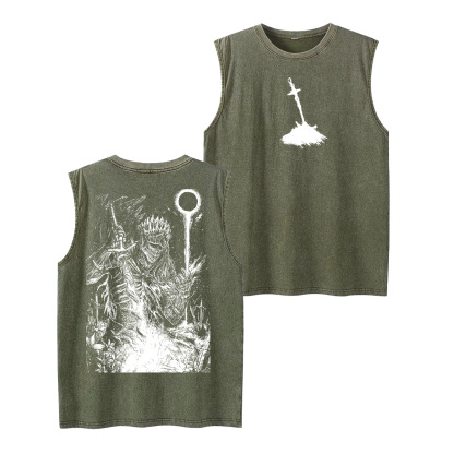 Dark Soul v2 Unisex Washed Tank Top
