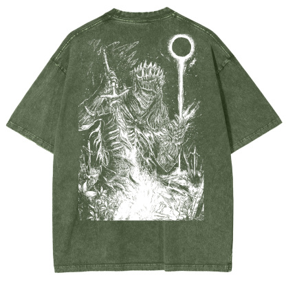 Dark Soul v2 Unisex Washed T-Shirt