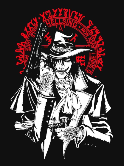 Hellsing Alucard Classic Oversized T-Shirt/Sweatshirt/Hoodie