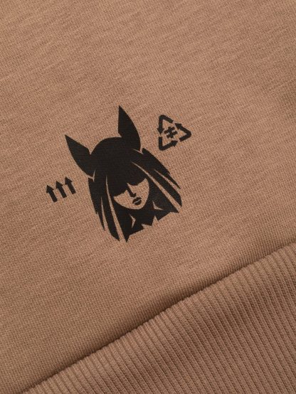 Vintage Kq Beige Hoodie