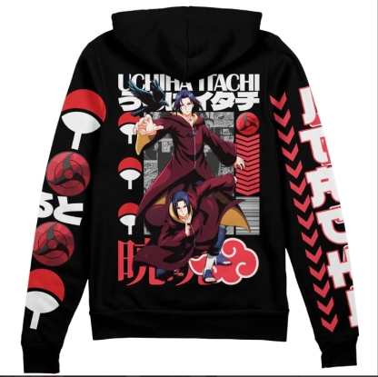 Nysekai Uchiha Ltachi V2 Naruto Hoodie