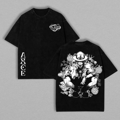 ACE x One Piece Vintage Unisex Washed T-Shirt
