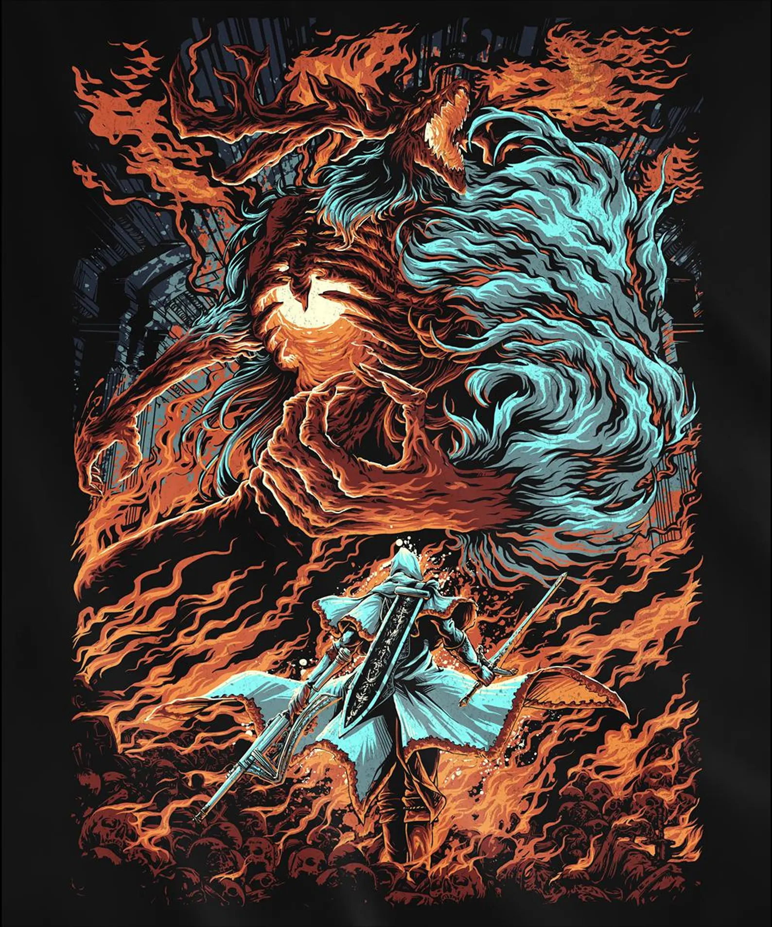 Bloodborne Laurence the First Vicar Hooded  T-Shirt/ Crewneck Sweatshirt/Hoodie