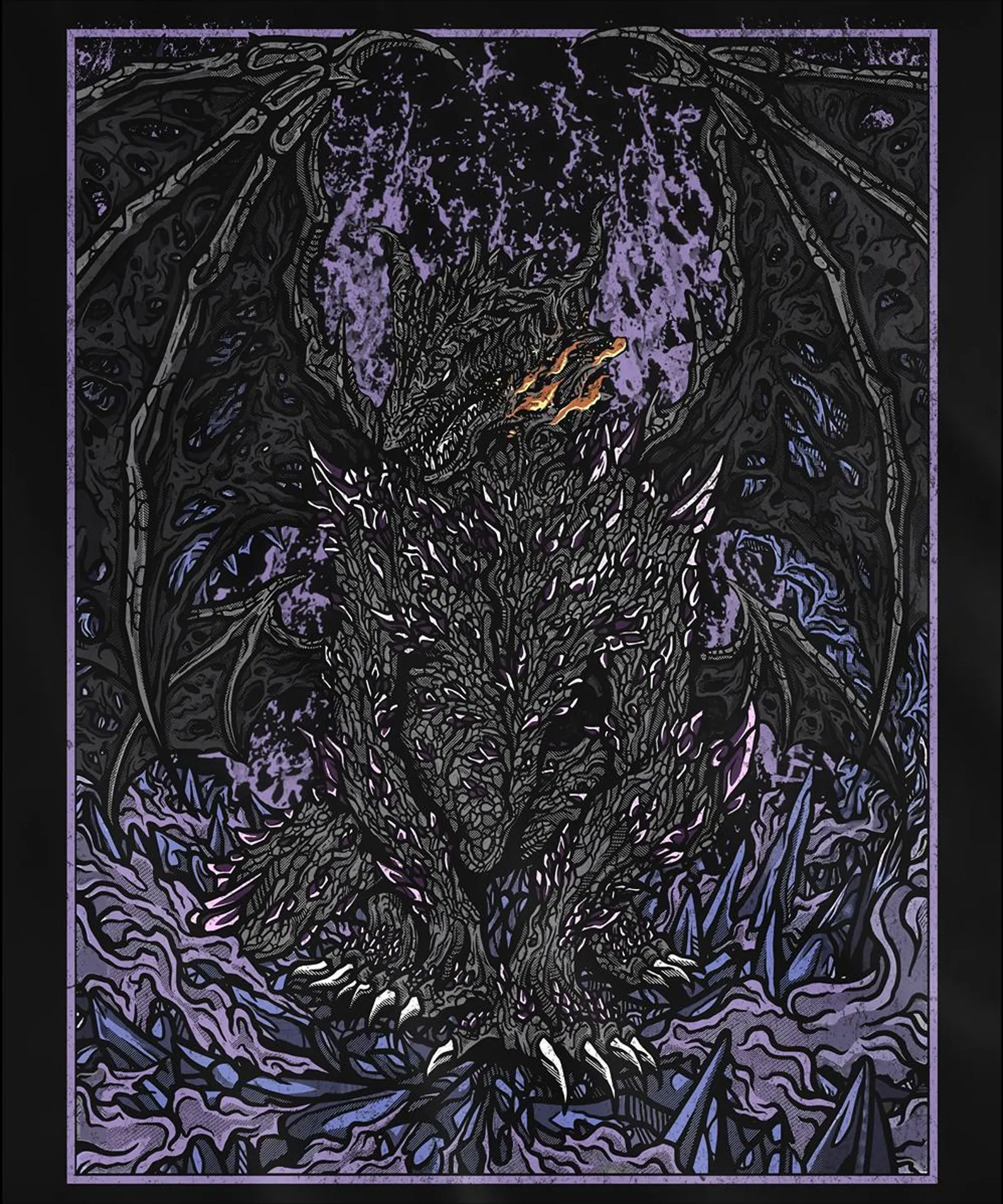 Dark Souls Darkeater Midir Dragon Grim Hooded T-Shirt/ Crewneck Sweatshirt/Hoodie