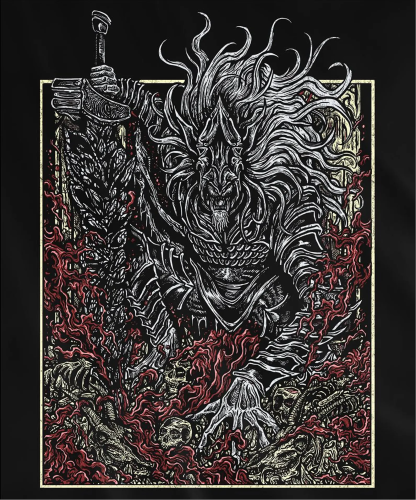 Elden Ring Maliketh Black Blade Grim Hooded  T-Shirt/ Crewneck Sweatshirt/Hoodie