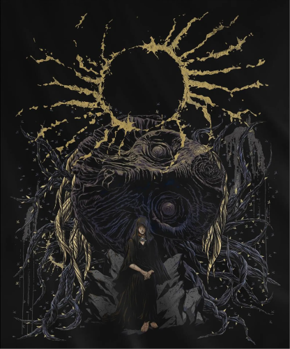 Elden Ring Godwyn Death Blight Hooded  T-Shirt/ Crewneck Sweatshirt/Hoodie
