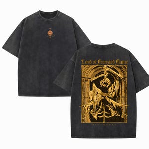 Elden Ring Lord of Frenzied Flame Unisex Washed T-Shirt