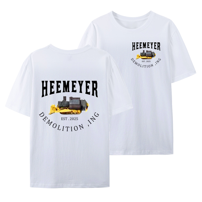 Heemeyer Demolition INC Custom Date T-Shirt - Industrial Heritage Unisex Tee (Limited Edition Battle-Ready Design)