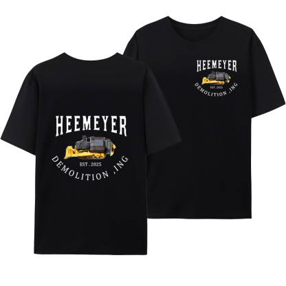Heemeyer Demolition INC Custom Date T-Shirt - Industrial Heritage Unisex Tee (Limited Edition Battle-Ready Design)