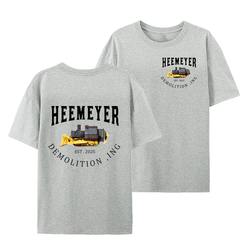 Heemeyer Demolition INC Custom Date T-Shirt - Industrial Heritage Unisex Tee (Limited Edition Battle-Ready Design)
