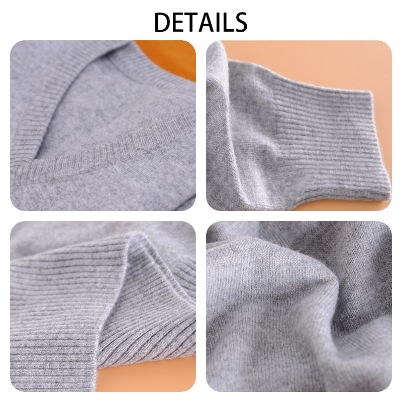 Men's V-Neck Sweater, Casual Knit Pullover, Fall Winter Pullover for Layering, Soft Comfortable for Daily Wear