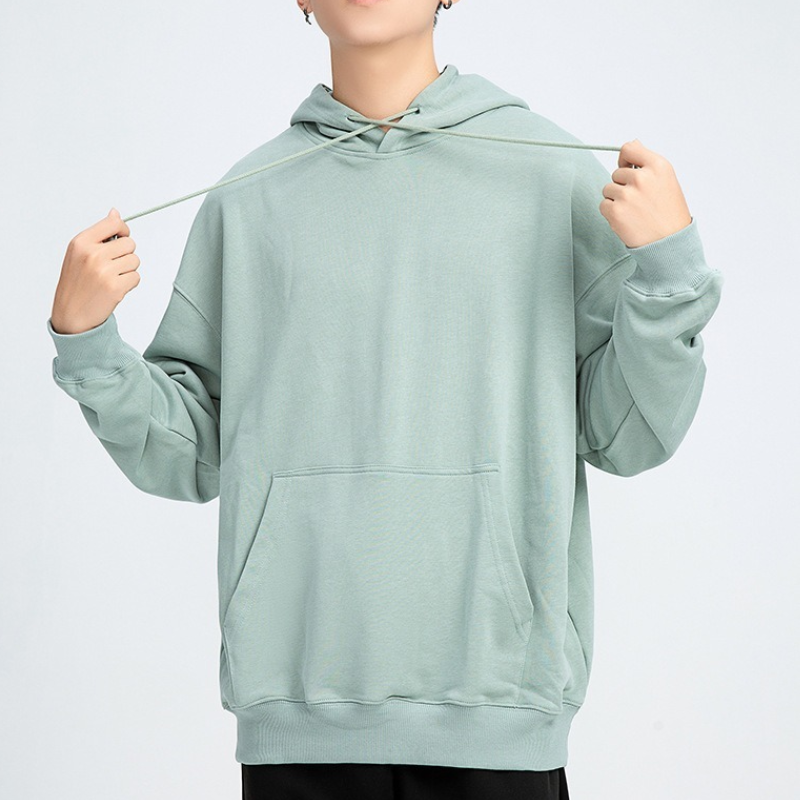 Men's Drop - Shoulder Loose - Fit Hoodie: Casual Oversized Hooded Sweatshirt