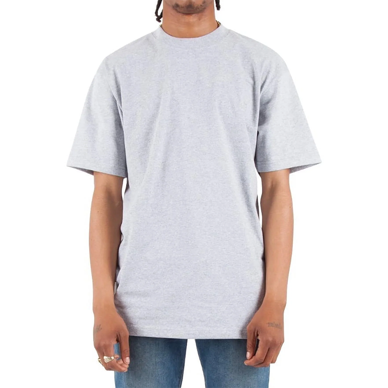 Men's Drop - Shoulder 100% Cotton Short - Sleeve T - Shirt: Casual Loose Fit Tee