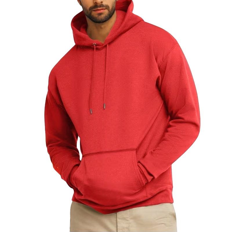 Men's Drop - Shoulder Loose - Fit Hoodie: Casual Oversized Hooded Sweatshirt