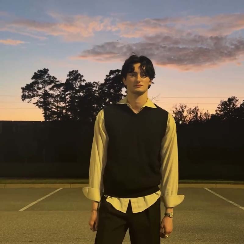 Men’s Solid Color V-Neck Knit Vest Sweater Loose Fit Sleeveless Pullover Casual Fall Layering Top