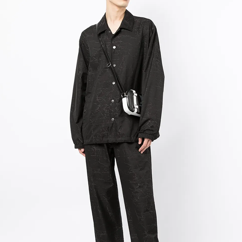 Fall Men's Shirt: Edgy Artistic Print, High - End Versatile Casual Button - Up