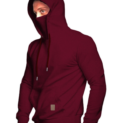 Men's Call of Duty Hooded Fleece Sweatshirt: Long - Sleeve Pullover with Face Mask for Gaming & Outdoor
