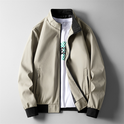 Men’s Flight Jacket For Autumn And Winter
