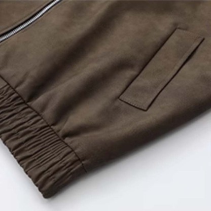 Rebellious Short Leather Jacket For Men, Spring Loose-Fit Turn-Down Collar Moto Style, Trendy Niche Leather Coat, Versatile Fashion Jacket For Everyday Wear