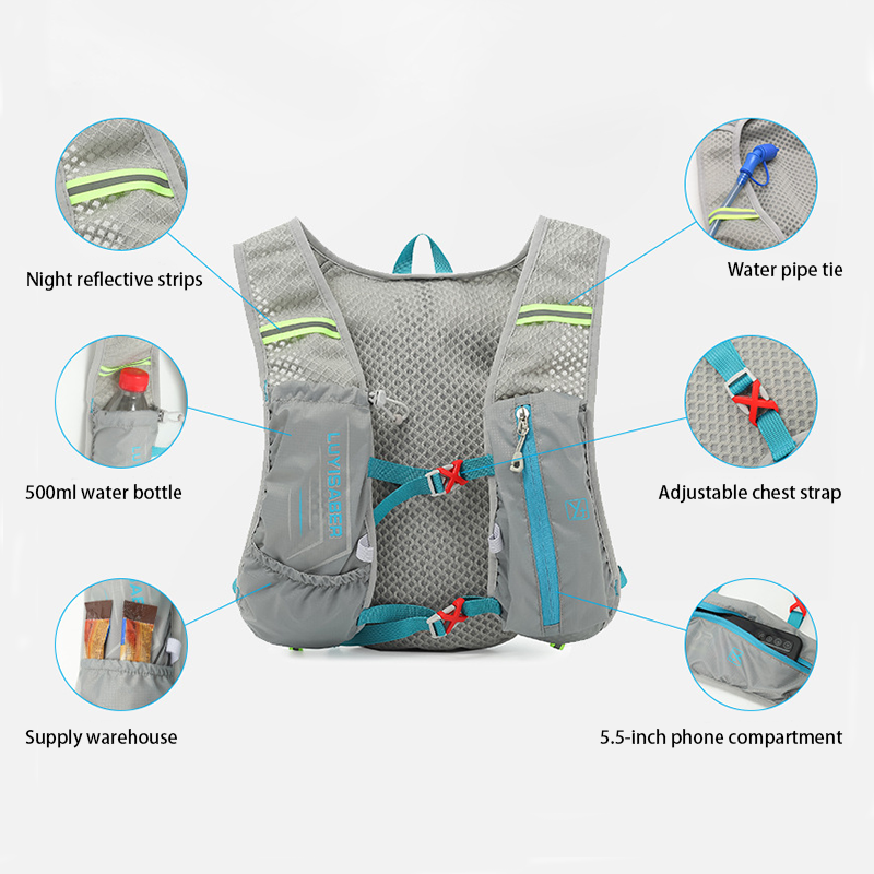 Ultralight Hydration Backpack For Trail Running, Marathon, Hiking & Cycling