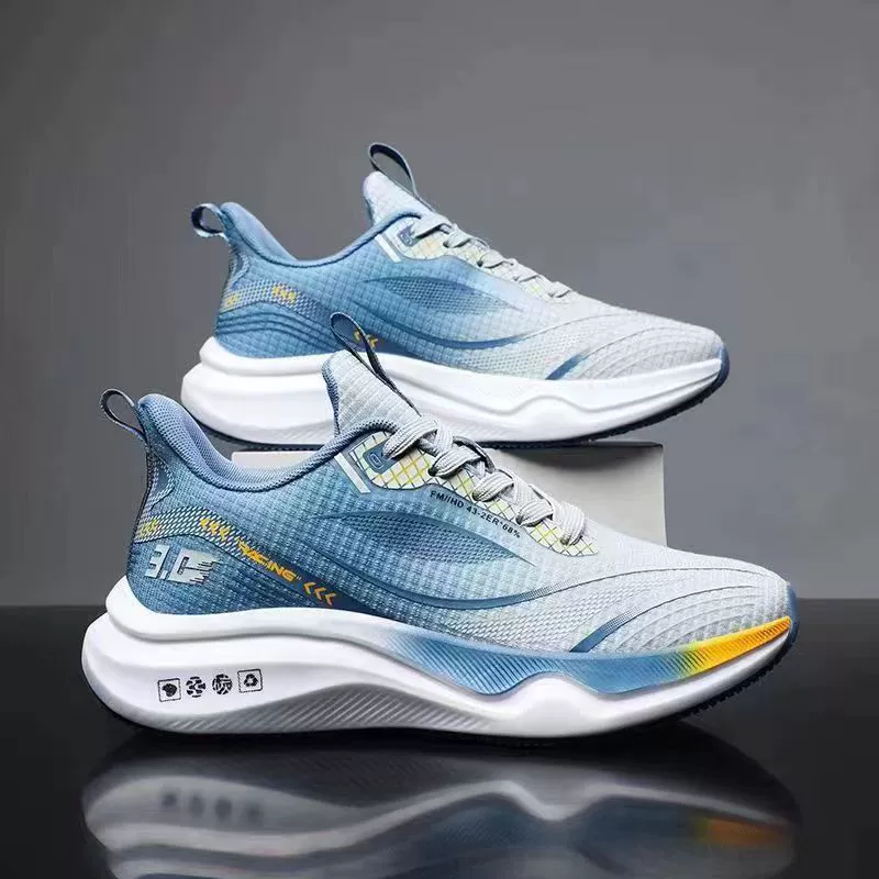 Men's Ultralight Running Shoes, Shock-Absorbing Fitness Shoes And Jogg