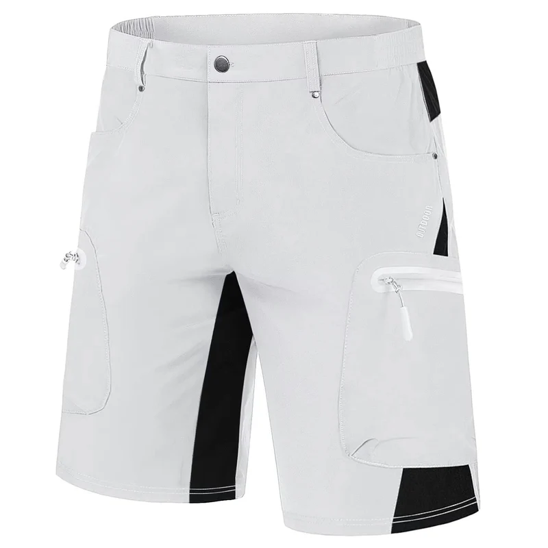 Men's Quick-Dry Workout Shorts with Reinforced Pockets Breathable Gym 