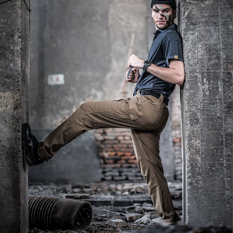  "Shadow Tracker"Tactical Men's Pants, Stretchable, Multi-Pocket, Military-Style Workwear For Outdoor Adventures
