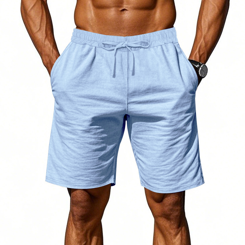 Men's Linen Summer Vacation Beach Shorts