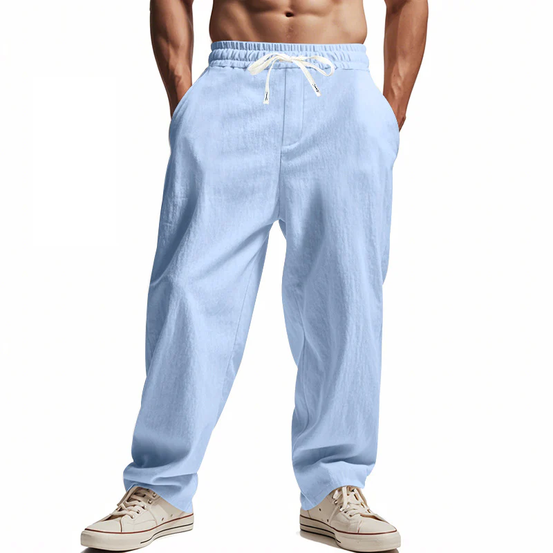 Men's Summer Loose Solid Color Casual Pants