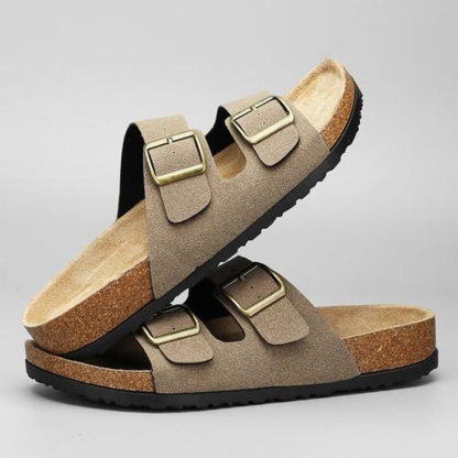 Men's Two-Strap Slides For All-Day Comfort & Versatile Styling
