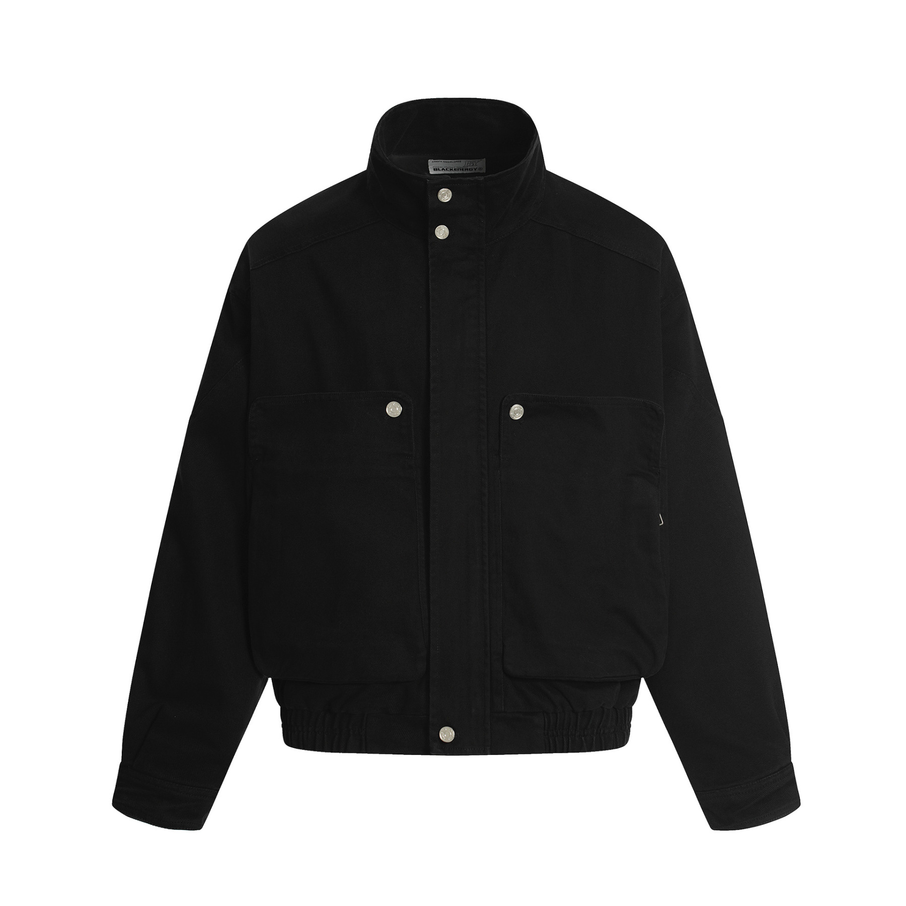 Men’s Street Style Patchwork Jacket – Autumn High Street Loose Fit Fashion Outerwear