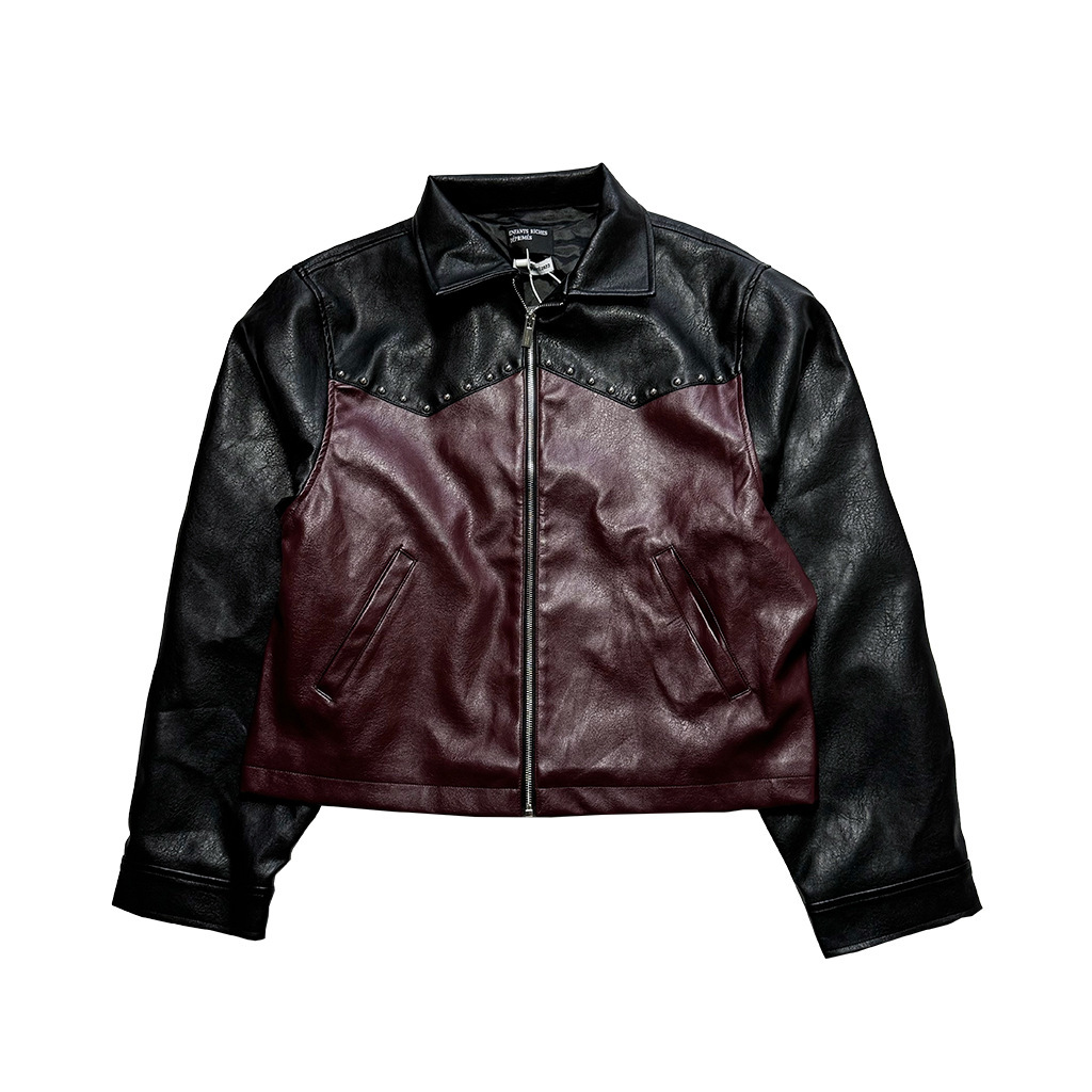 Men's Short Leather Jacket — Vintage Street Style Cropped PU Coat, Fashion Motorcycle Outerwear