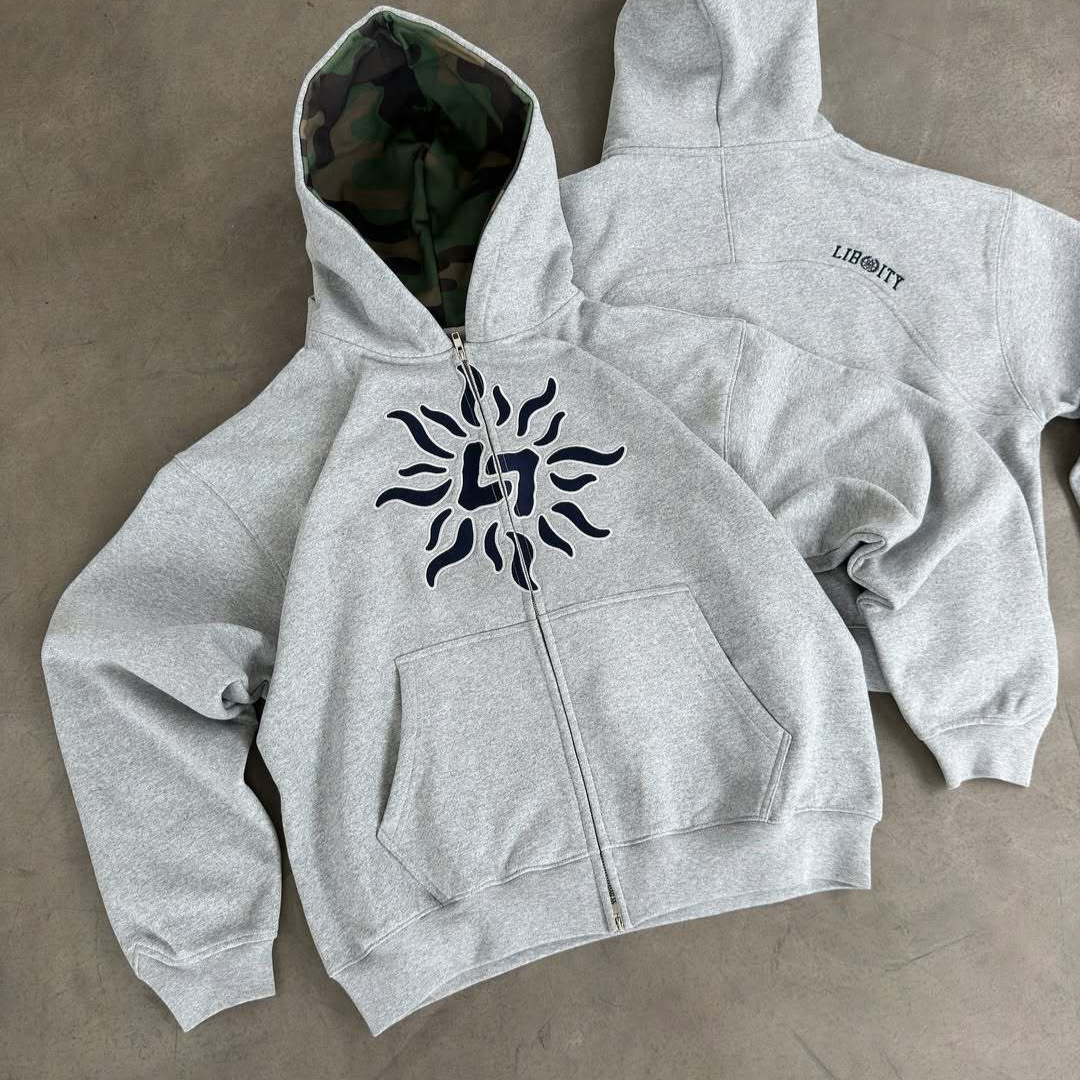 American Street Style Hoodie Set — Casual Loose Fit Hoodie and Straight Shorts, Unisex Fashion Outfit