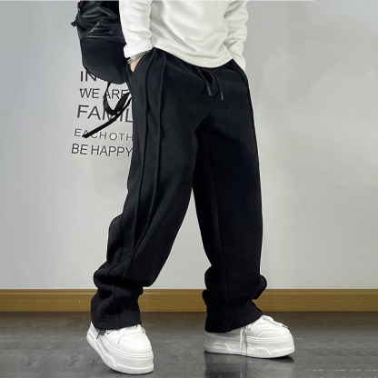Men's Paneled Sweatpants, Vintage Joggers for Casual Wear