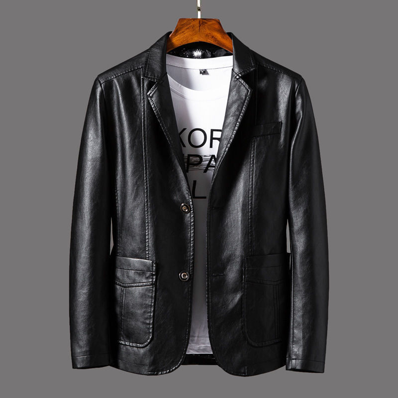 Trendy Slim Fit Stylish Biker Leather Jacket