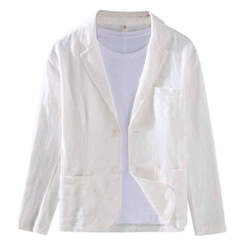 Cotton-Linen Formal Jacket