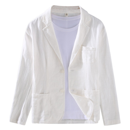 Cotton-Linen Formal Jacket