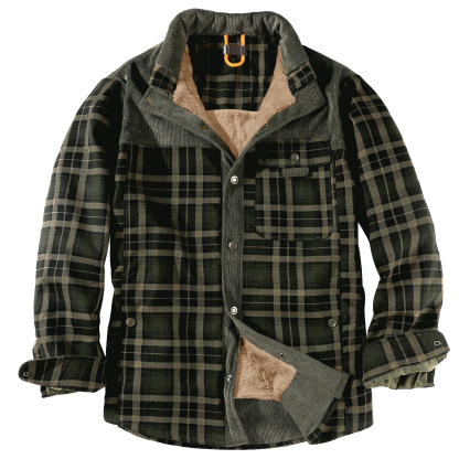 Men's Plaid Thermal Jacket