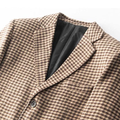 Men’s Casual Plaid Blazer Jacket for Spring and Fall | Slim Fit Stylish Versatile Suit Coat for Business and Leisure