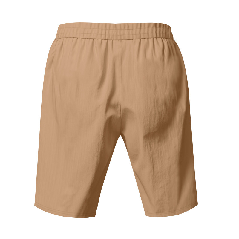 Men's Linen Summer Vacation Beach Shorts