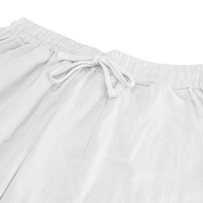 Men's Summer Cotton Linen Breathable Casual Pants