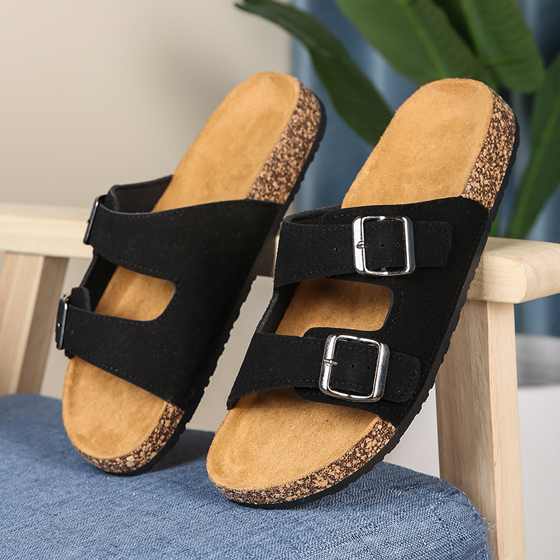 Men's Two-Strap Slides For All-Day Comfort & Versatile Styling