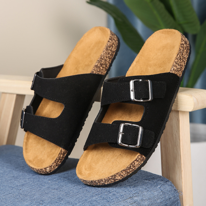 Men's Two-Strap Slides For All-Day Comfort & Versatile Styling